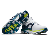 2023 Men's FootJoy Hyperflex Golf shoe - White/Lime/Navy