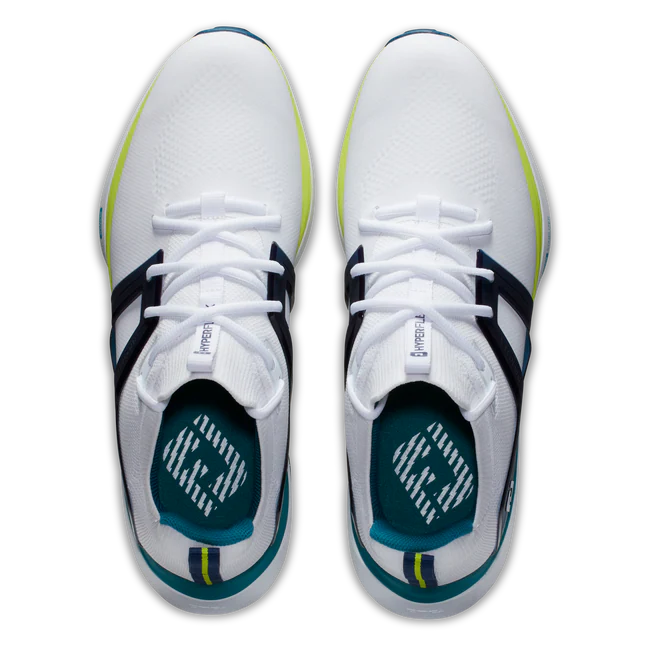 2023 Men's FootJoy Hyperflex Golf shoe - White/Lime/Navy