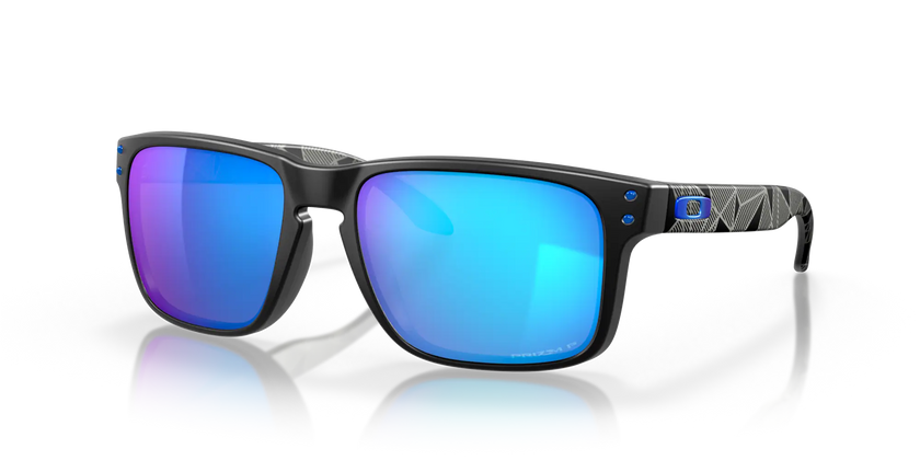 2023 Oakley Holbrook Prizmatic Collection Sunglasses - Matte Black Prizmatic Frame with Prizm Sapphirewith