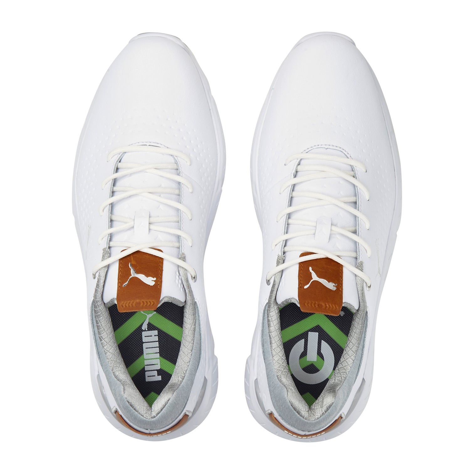 Puma ignite store golf shoes white