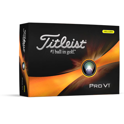 2023 Titleist Pro V1 Golf Ball - Yellow