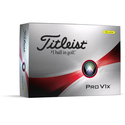 2023 Titleist Pro V1x Golf Ball - Yellow