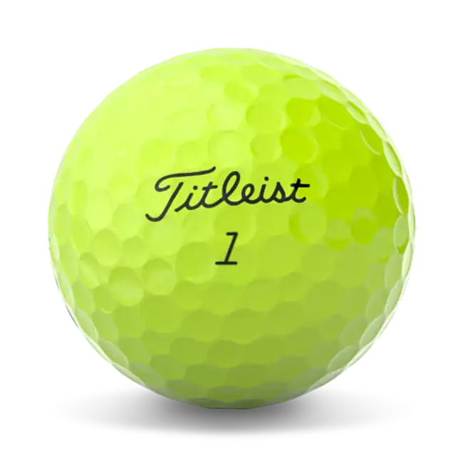 2024 Titleist AVX Golf Ball - Yellow