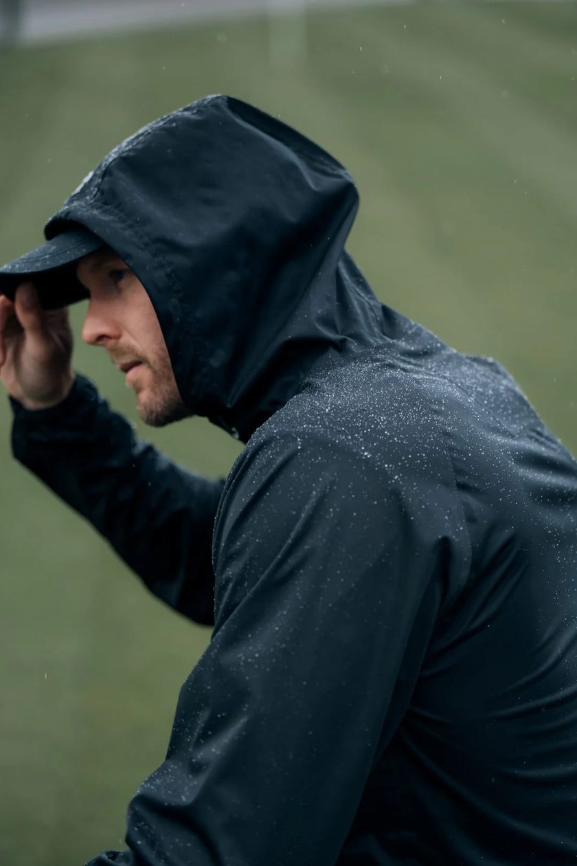 2024 Abacus Men s Bounce Waterproof Hoodie Black The Clubroom