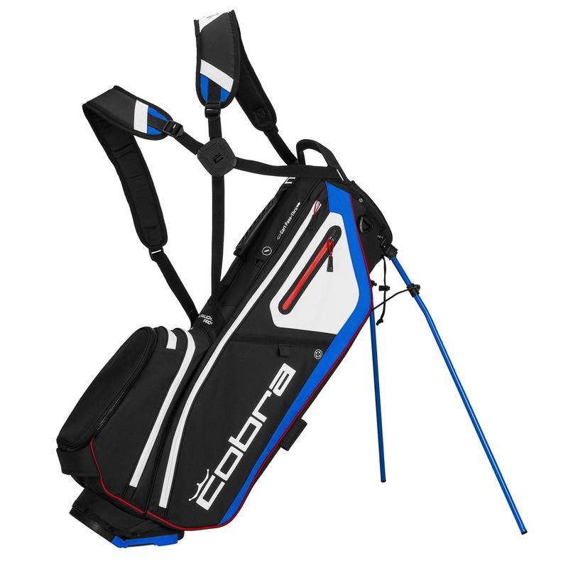 2024 Cobra Ultralight Pro+ Stand Bag - Black/Electric Blue