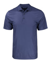 2024 Cutter & Buck Pike Eco Tonal Geo Print Polo - Navy Blue