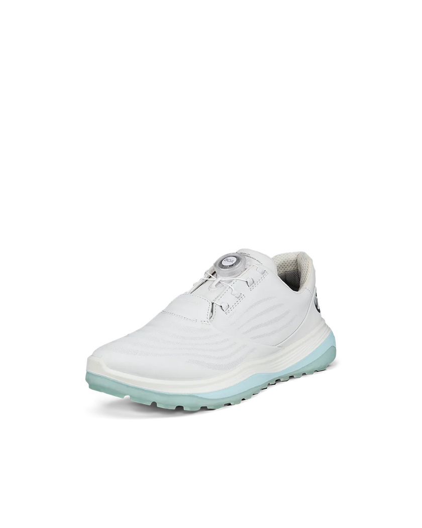 2024 ECCO Women's LT1 BOA Golf Shoe - White/Blue