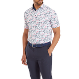 2024 FootJoy Golf Course Doodle Men's Polo - White