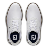 2024 FootJoy Junior Boy's Tradition Golf Shoes - White