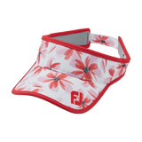 2024 FootJoy Ladies Visor - Red/Pink Floral