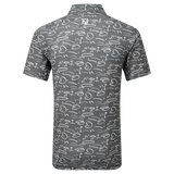 2024 FootJoy Men's Golf Course Doodle Polo - Gravel