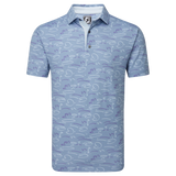 2024 FootJoy Men's Golf Course Doodle Polo - Storm