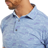 2024 FootJoy Men's Golf Course Doodle Polo - Storm