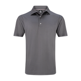 2024 FootJoy Men's Tonal Triangle Print Lisle Polo - Gravel