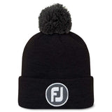 2024 FootJoy Pom Pom Knit Hat - Black