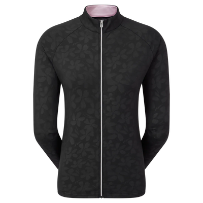 2024 FootJoy Women's Floral Embossed Midlayer - Black