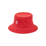 2024 FootJoy Women's Reversible Bucket Hat - Red/Gingham