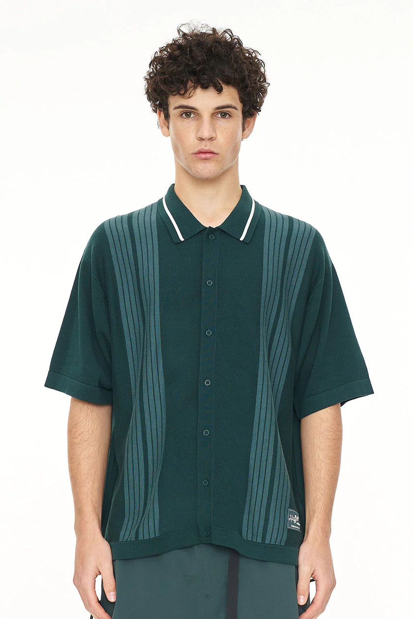 2024 Huffer Men's Golf Knit Shirt - Green