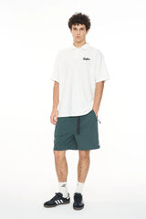 2024 Huffer Men's Pique Short Sleeve Polo/Ballsy - Chalk