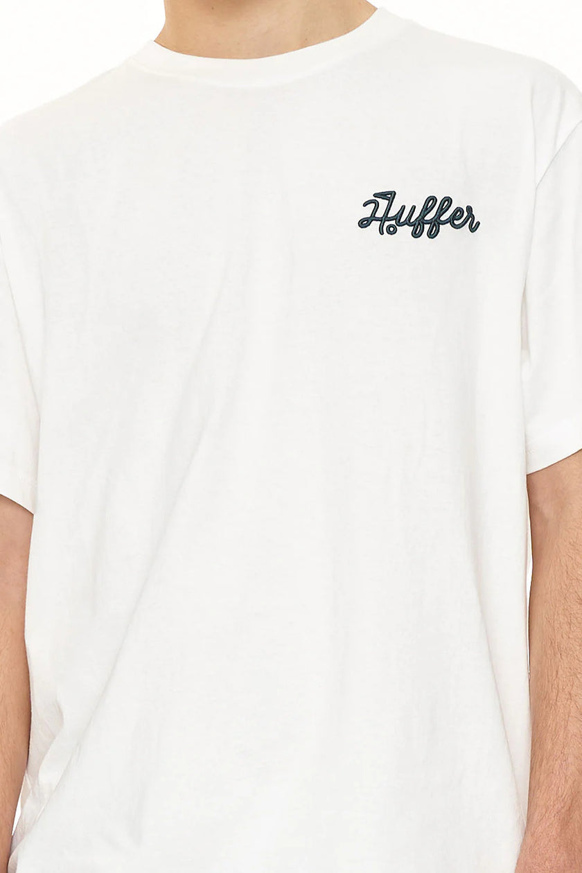 2024 Huffer Men's Sup Tee 220/Bandits - Chalk