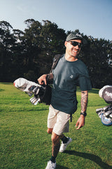 Huffer Men's Sup Tee 220/Tap That - Golf Green