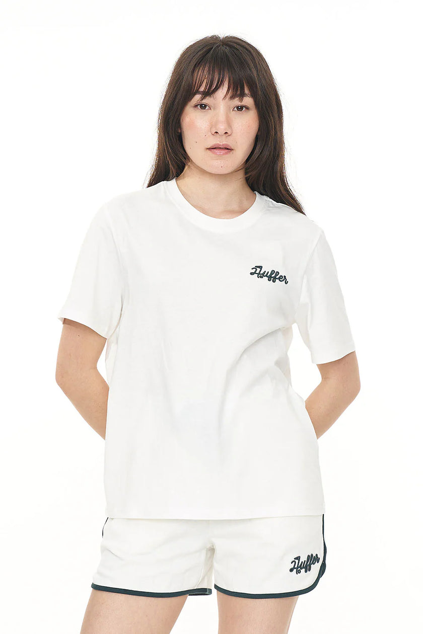 2024 Huffer Women's Classic Tee 170/Ballsy - Chalk