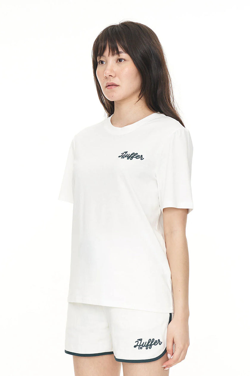 2024 Huffer Women's Classic Tee 170/Ballsy - Chalk