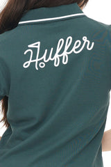 2024 Huffer Women's Pique Short Sleeve Polo - Green