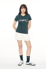 2024 Huffer Women's Slim Tee 190/On Par Golf - Green