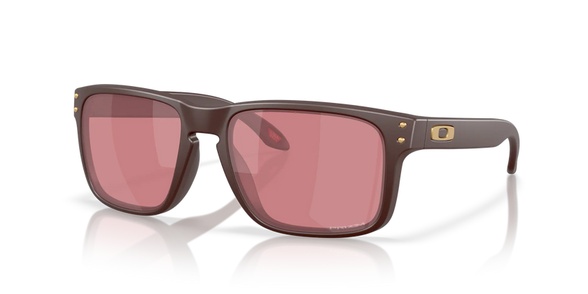 2024 Oakley Holbrook Sunglasses Matte Grenache Frame with Prizm Dark The Clubroom