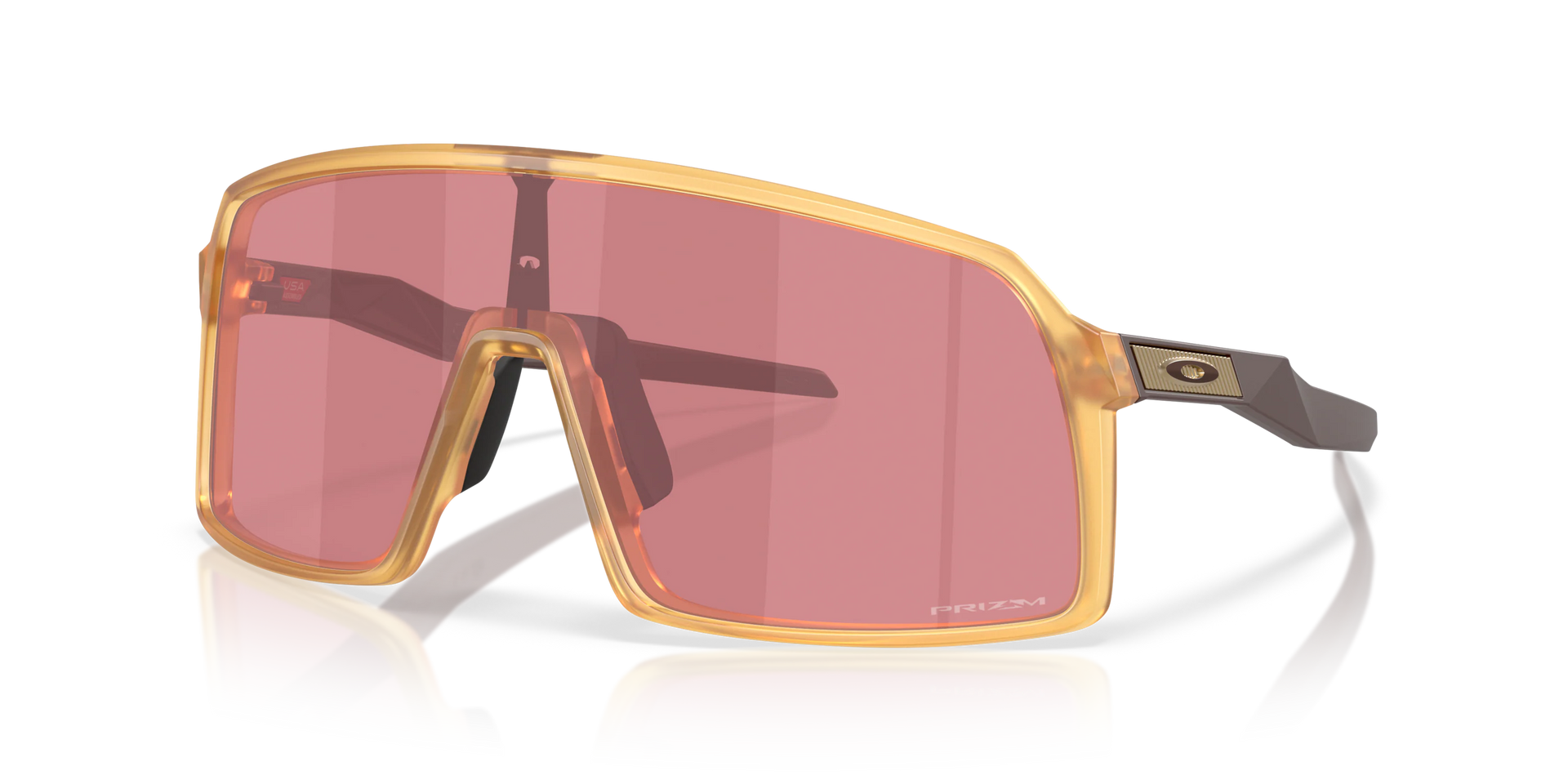 2024 Oakley Sutro Sunglasses - Matte Trans Light Curry Frame with