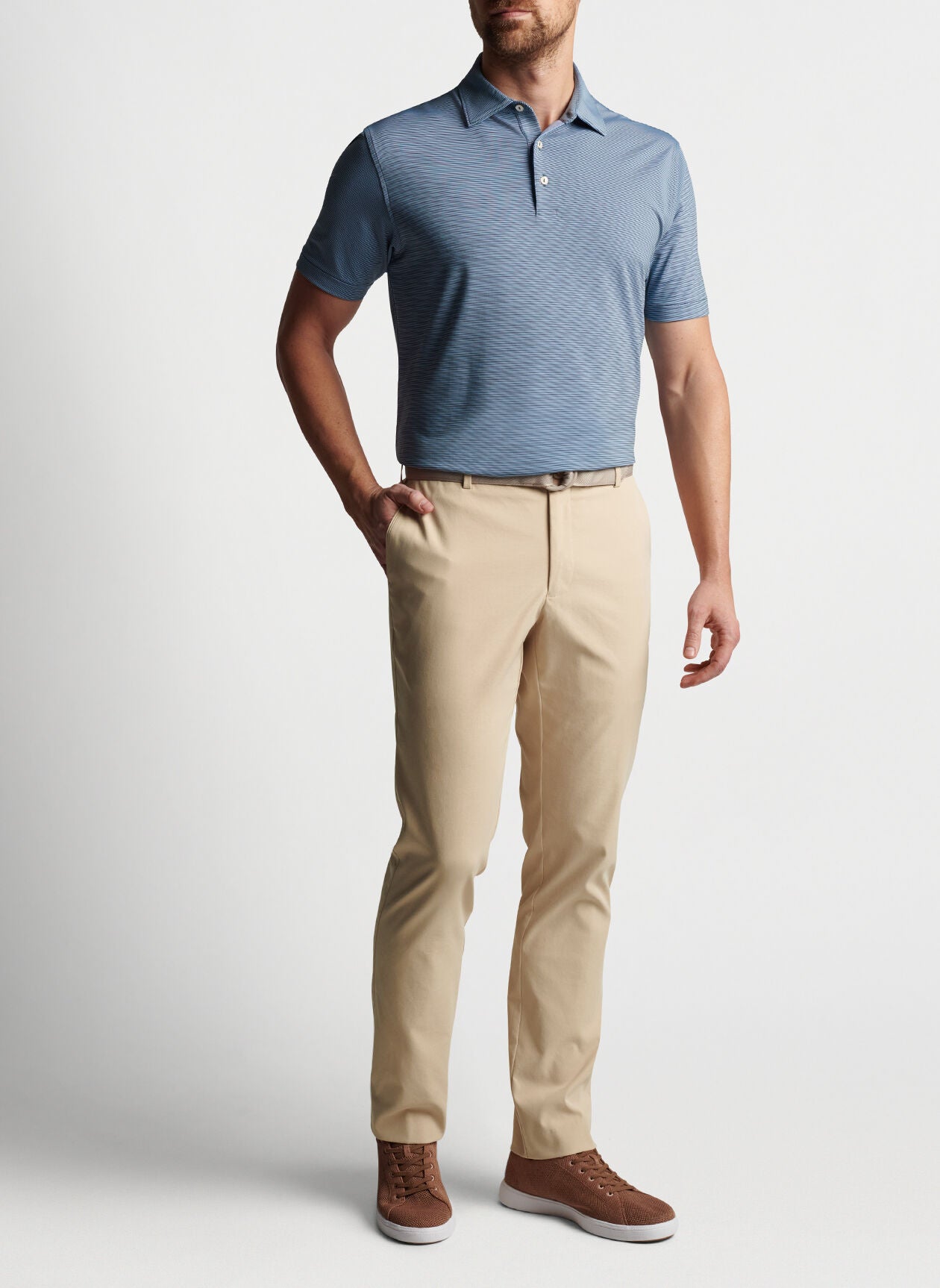 2024 Peter Millar Mens Raleigh Performance Trouser - Macadamia – The ...