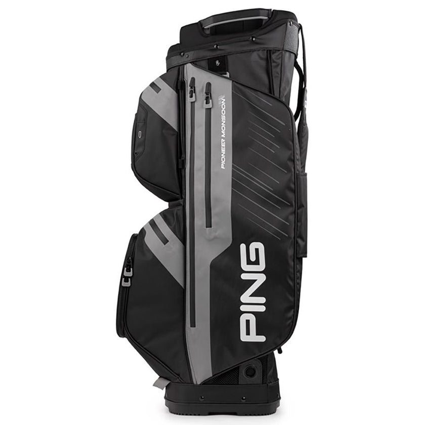 2024 Ping Pioneer Monsoon Golf Bag - Black/Iron