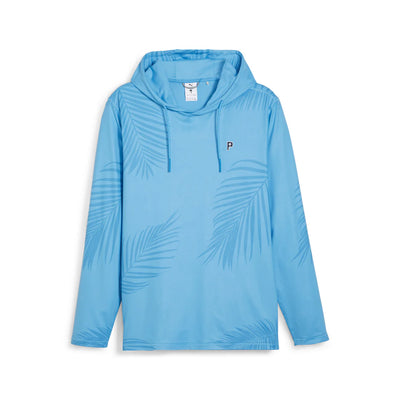 2024 Puma x PTC Men's Palm Print Hoodie - Regal Blue