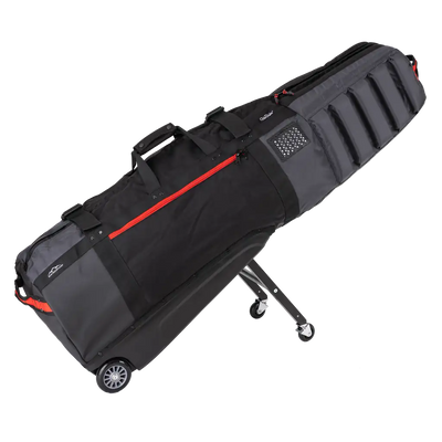 2024 Sun Mountain Club Glider Meridian Travel Cover - Black/Steel/Red