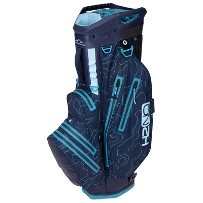 2024 Sun Mountain H2NO Lite Cart Bag -  Navy / Blue Topography