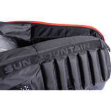 2024 Sun Mountain Kube Travel Cover - Steel/Black/Rush Red