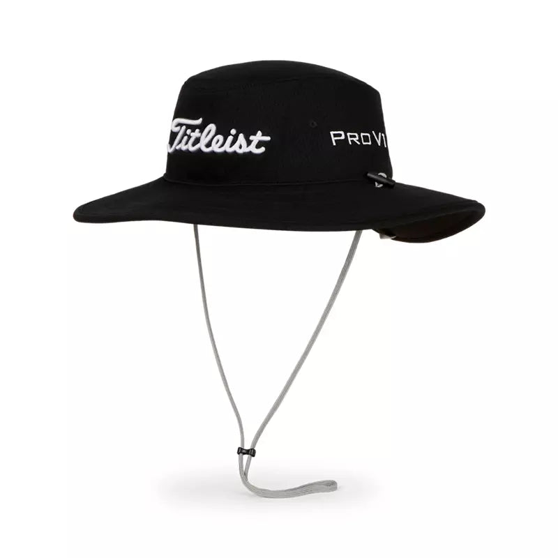2024 Titleist Tour Aussie Hat - Black / White