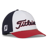 2024 Titleist Tour Performance Rope Cap - Navy/Red/White