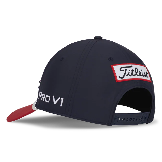 2024 Titleist Tour Performance Rope Cap - Navy/Red/White