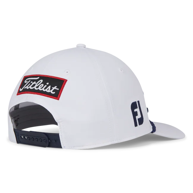 2024 Titleist Tour Performance Rope Cap - White/Navy