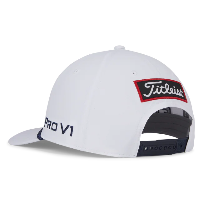 2024 Titleist Tour Performance Rope Cap - White/Navy