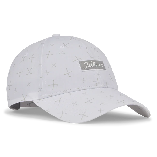 2024 Titleist Women's Charleston Print Cap - White