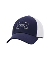 2024 Under Armour Iso-Chill Driver Mesh Adjustable Cap - Midnight Navy/White