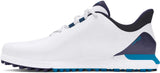 2024 Under Armour Men's Drive Fade Spikeless Wide Golf Shoe - White/Capri/Midnight Navy