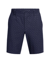 2024 Under Armour Men's Drive Printed Taper Short - Midnight Navy/White/Halo Gray