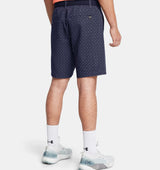 2024 Under Armour Men's Drive Printed Taper Short - Midnight Navy/White/Halo Gray