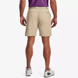 2024 Under Armour Men's Iso-Chill Airvent Shorts - Khaki Base/Halo Gray