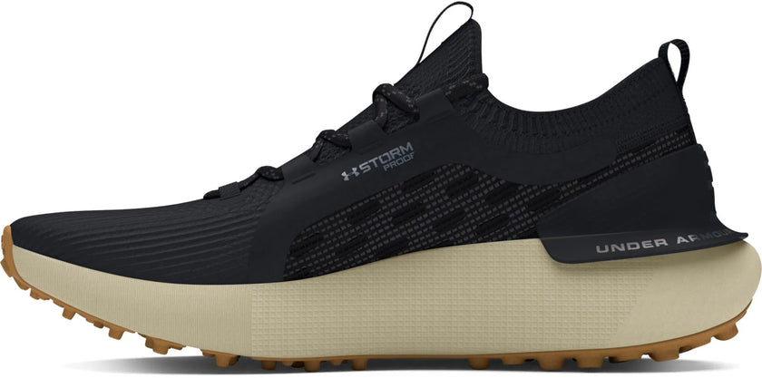 2024 Under Armour Men's Phantom Golf Shoes - Black/Silt/Black