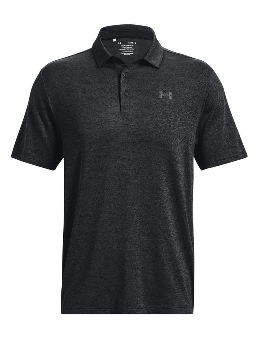 2024 Under Armour Men's Playoff Polo 3.0 - Black/Jet Gray/Black